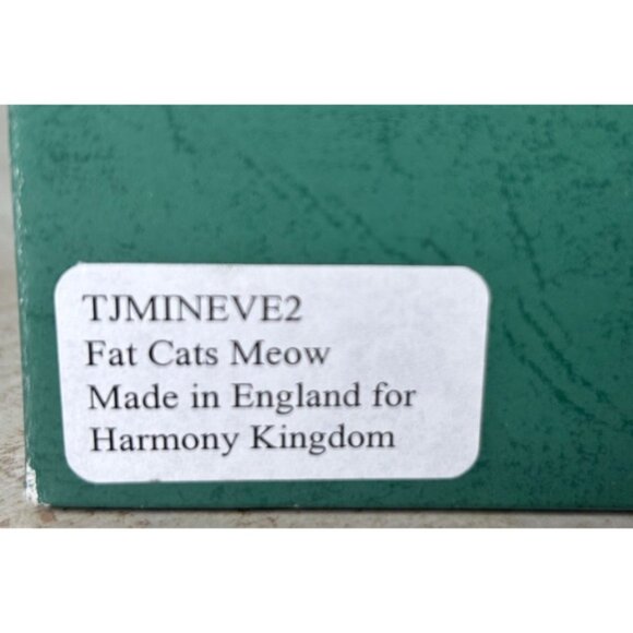 Harmony Kingdom Fat Cats Meow Trinket Box Figurine Mouse Inside - Picture 9 of 9